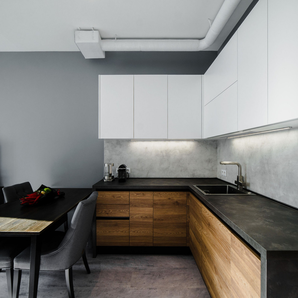 сдержанный стильный интерьер