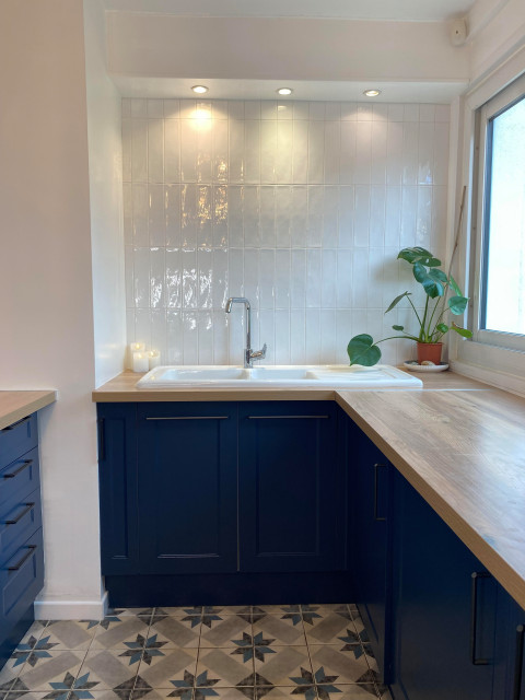 Cuisine ouverte midcentury-kitchen