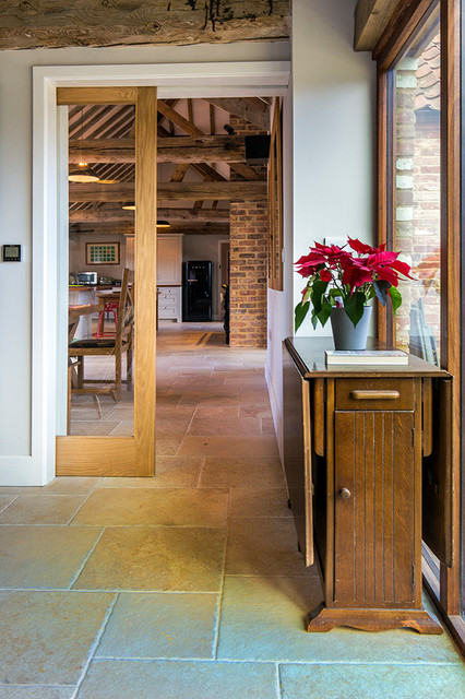 Barn Conversion Tiling rustic-hall