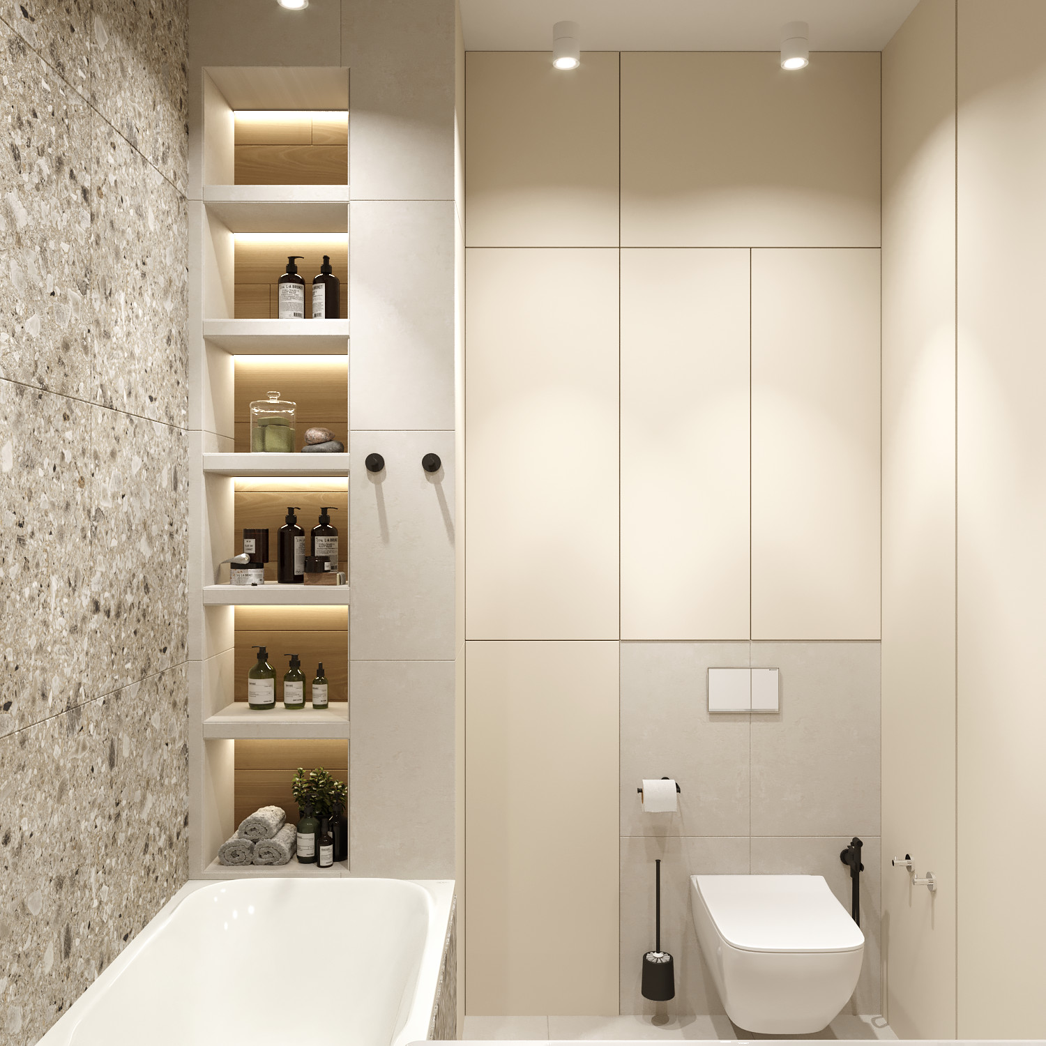 Проект квартиры в Москве 78 м2