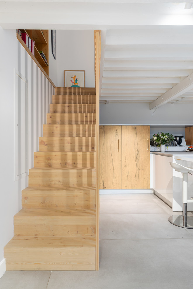 Inspiration pour un escalier urbain.