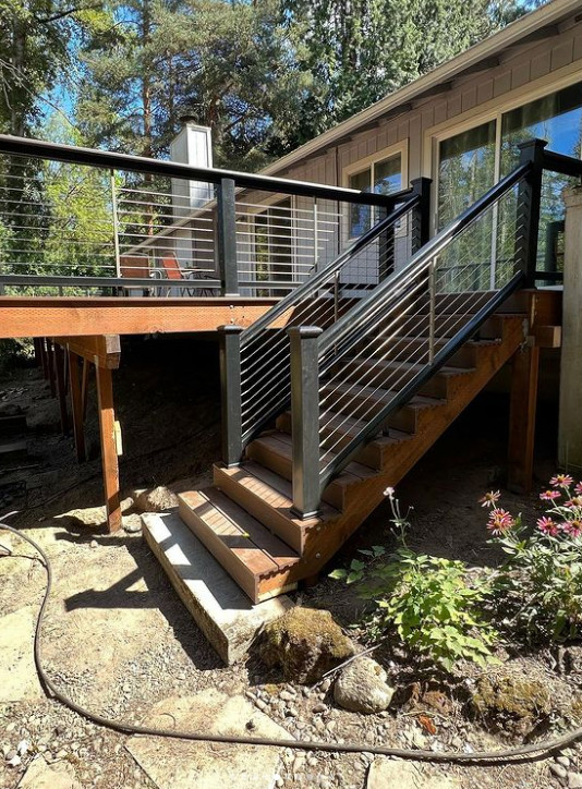 Custom Decking and Staircase