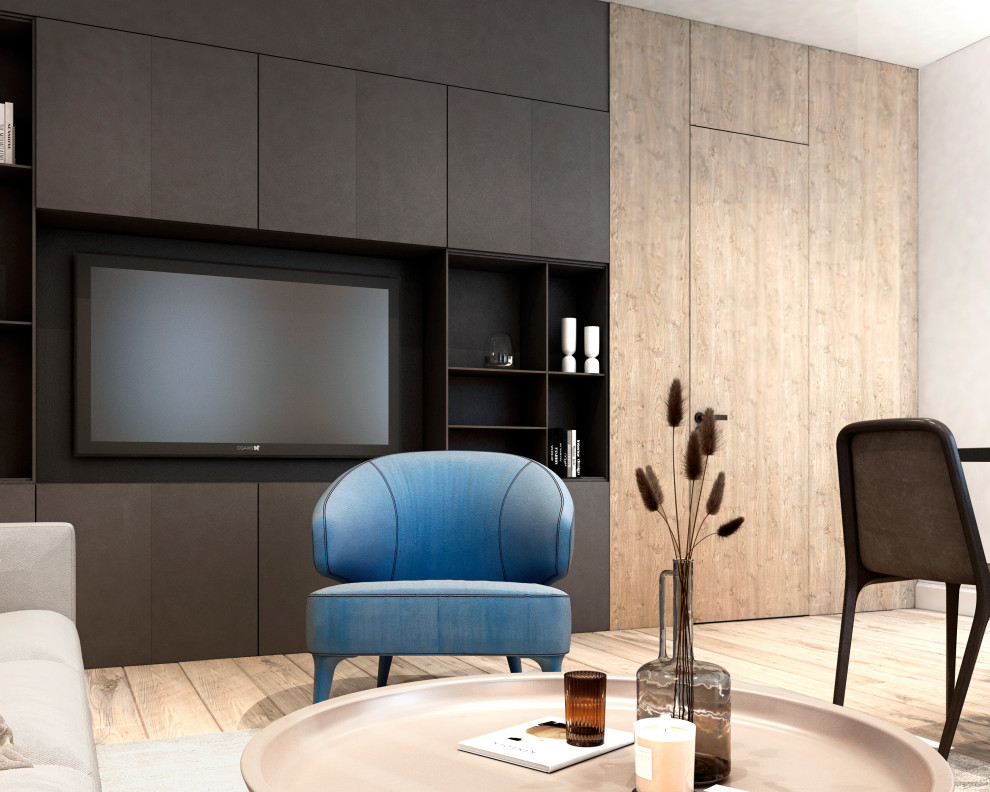 Гостиная в ЖК "Пресня Сити"