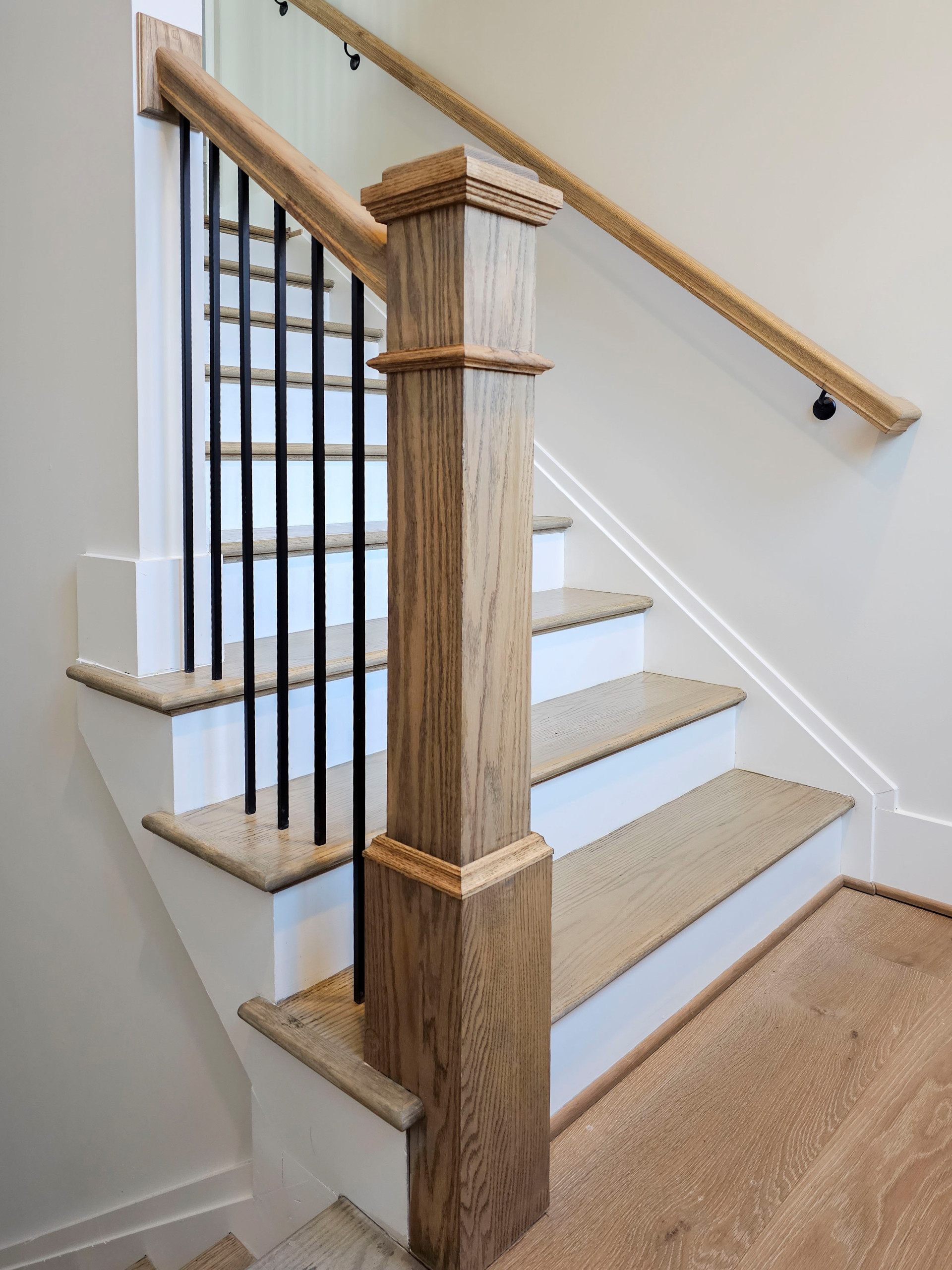 105_Modern and Bold U-Shaped Staircase, Vienna VA 22180