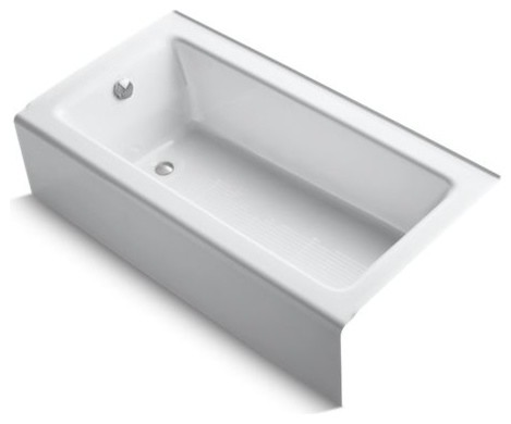Kohler Bellwether 60" X 32" Alcove Bath w/ Left-Hand Drain, White