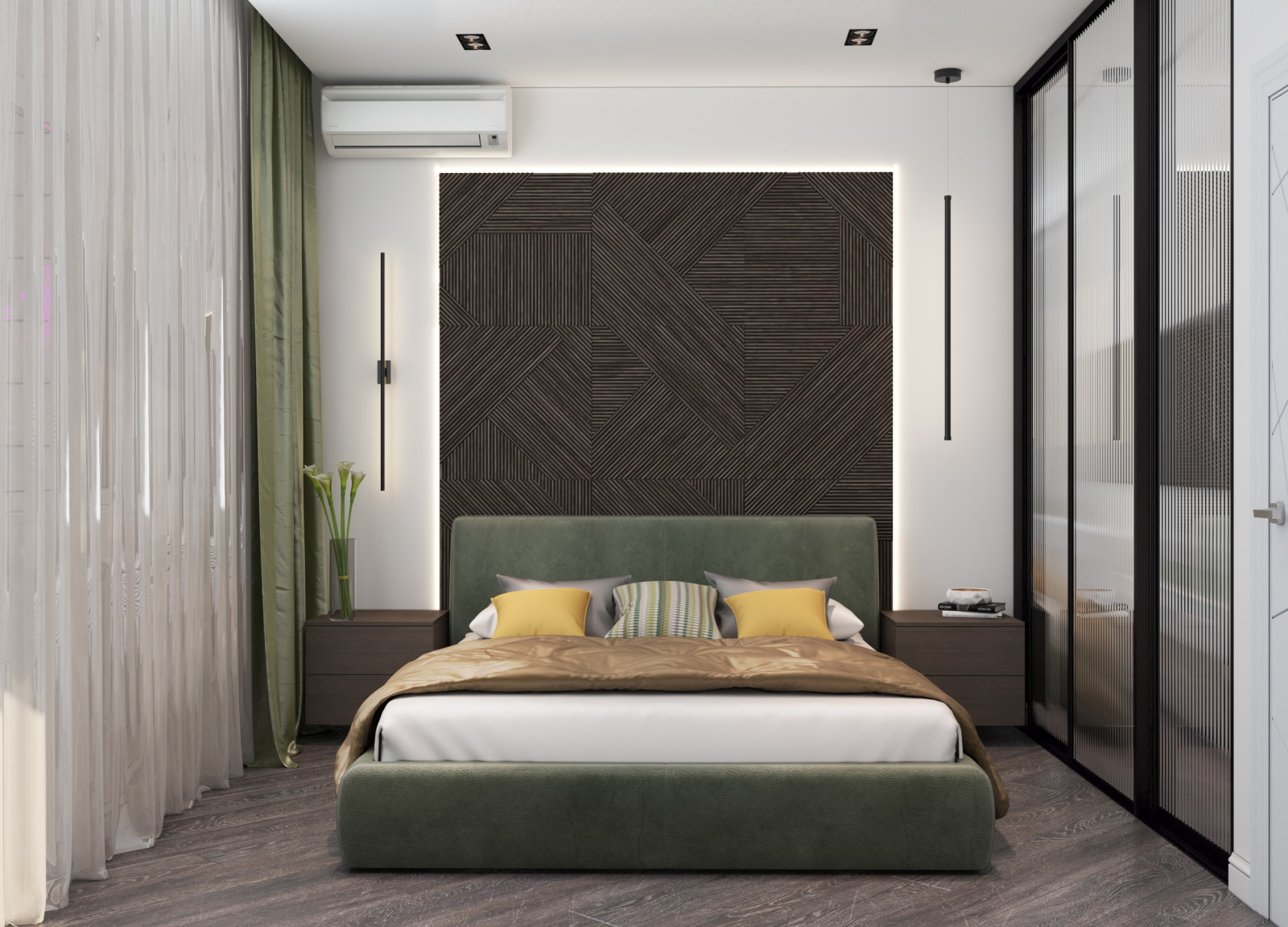 Интерьер двухкомнатной квартиры в ЖК Университетский парк