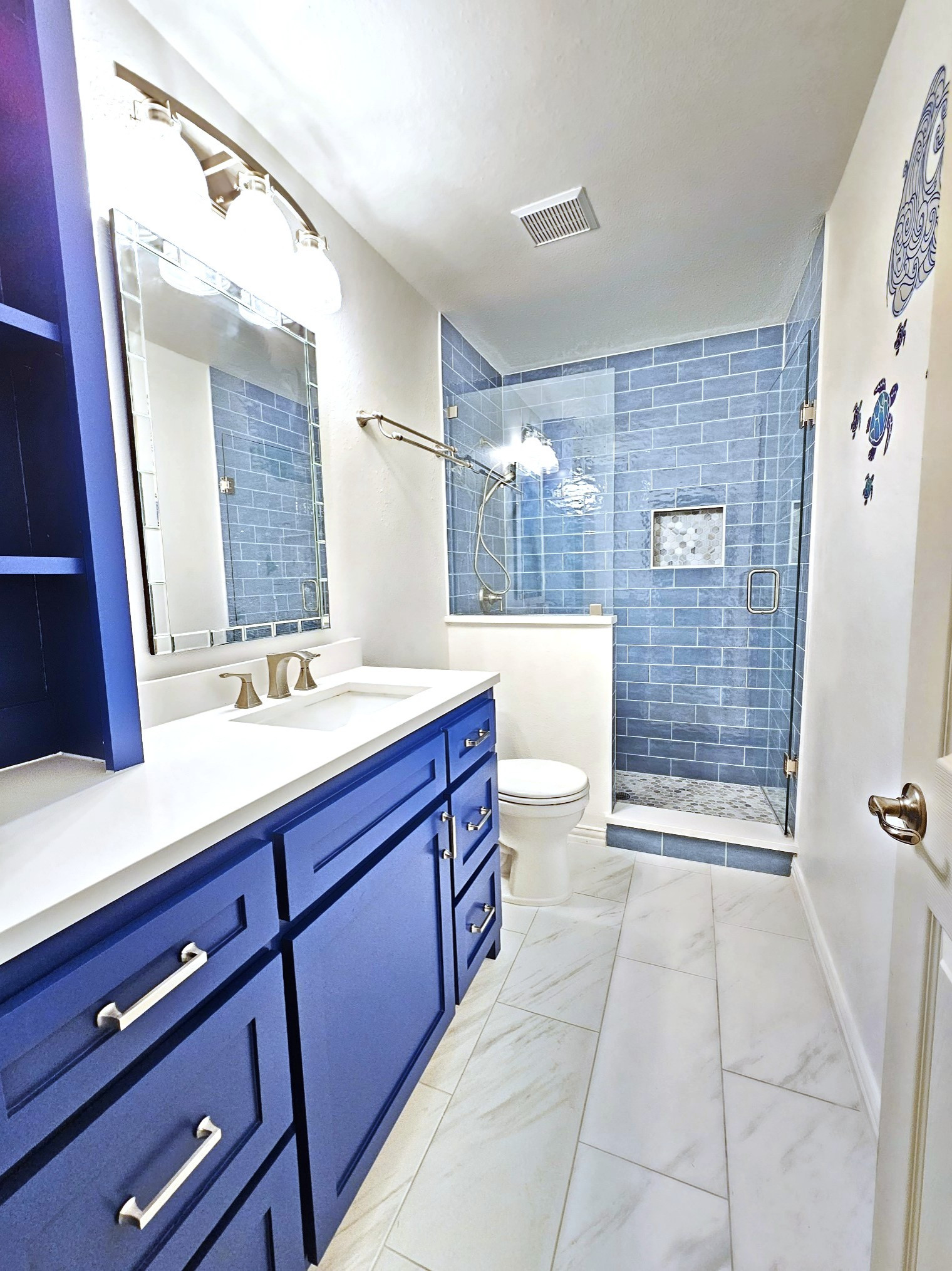 Frisco TX - Jennifer Full Guest Bathroom Remodeling