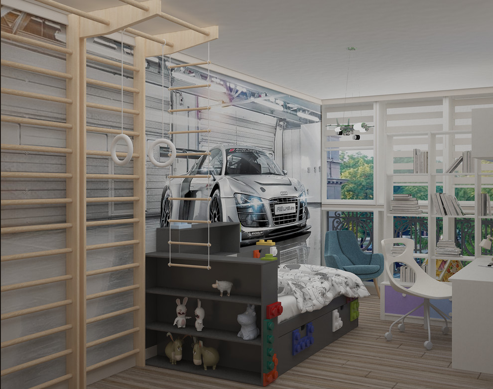 Двухуровневая квартира, для семьи из 3-ёх человек.