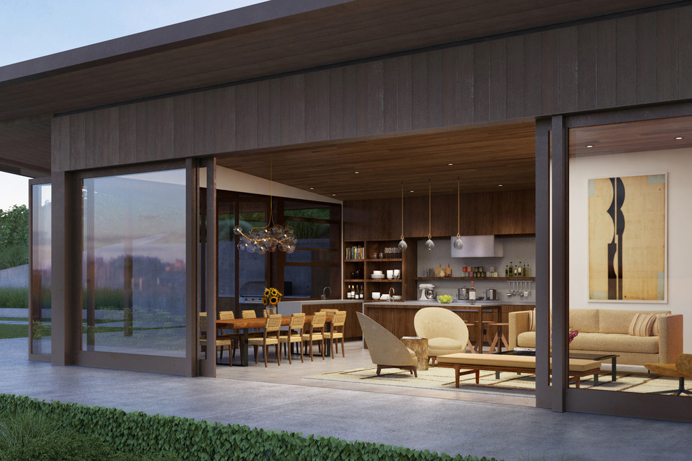 West Dry Creek Residence - Contemporary - Living Room - San Francisco ...