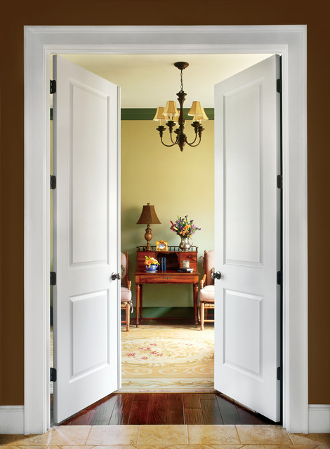 2-Panel Interior Door - Contemporary - Living Room - Orange County - by