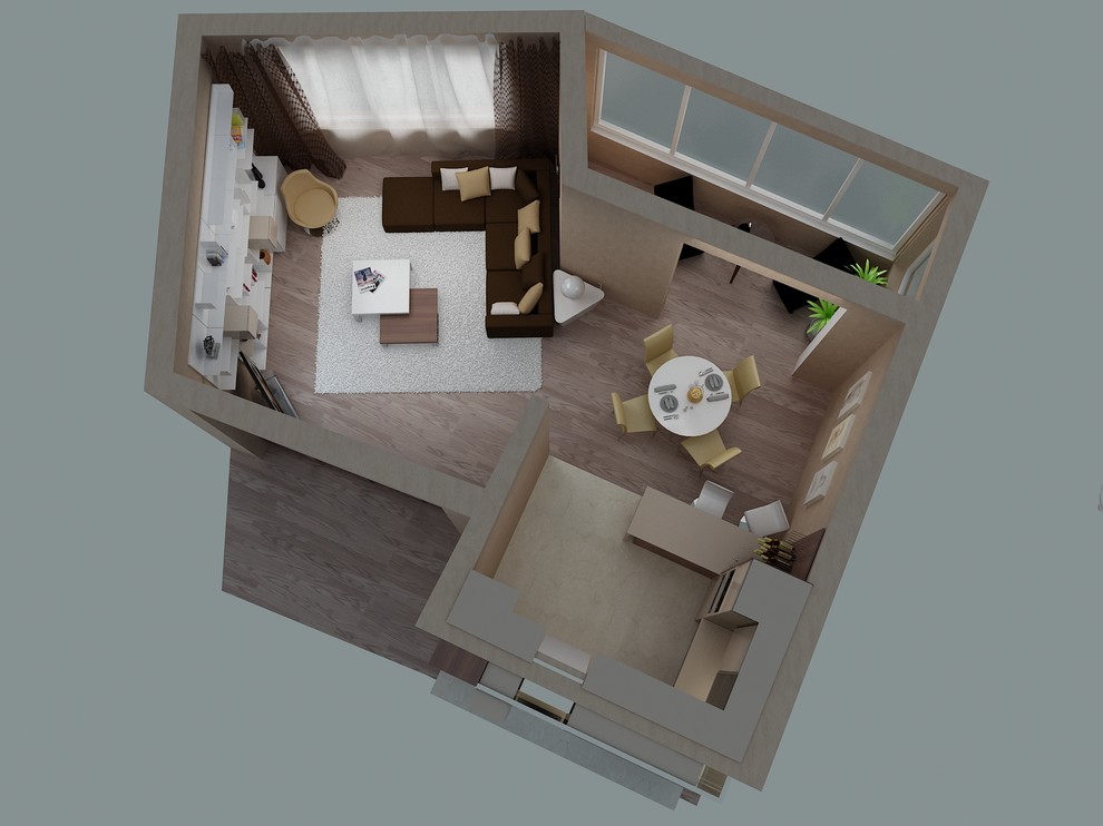 трехкомнатная квартира для молодой семьи