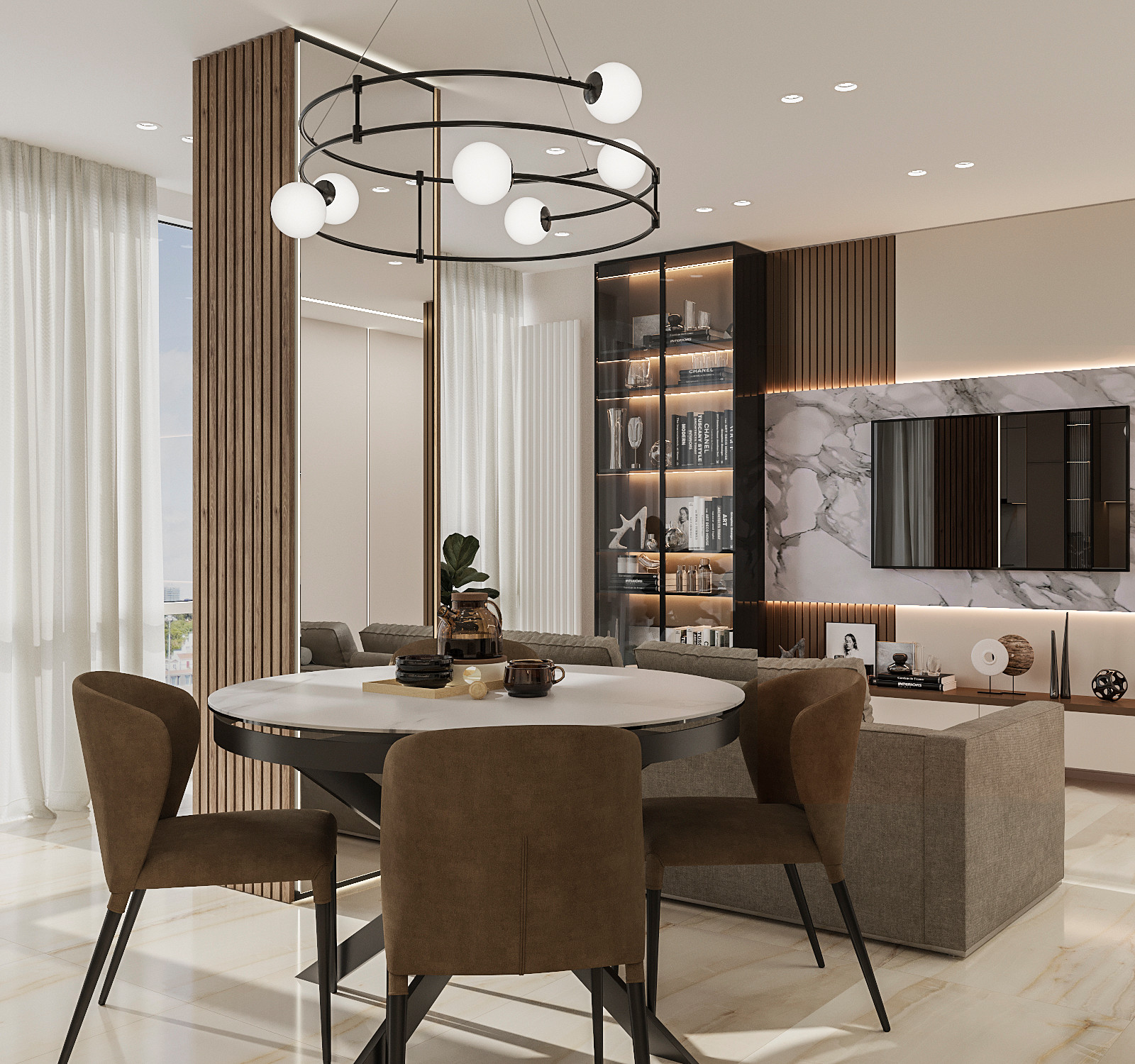 ЖК 7 Небо. Трехкомнатная квартира с панорамным видом