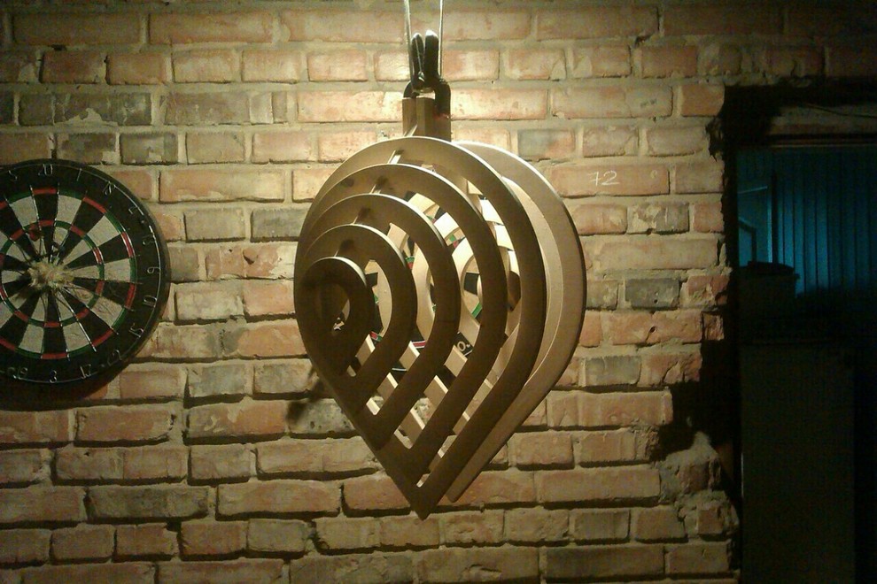 Светильник из фанеры "Капля"