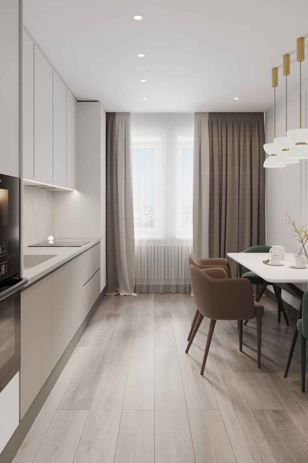 Светлый интерьер