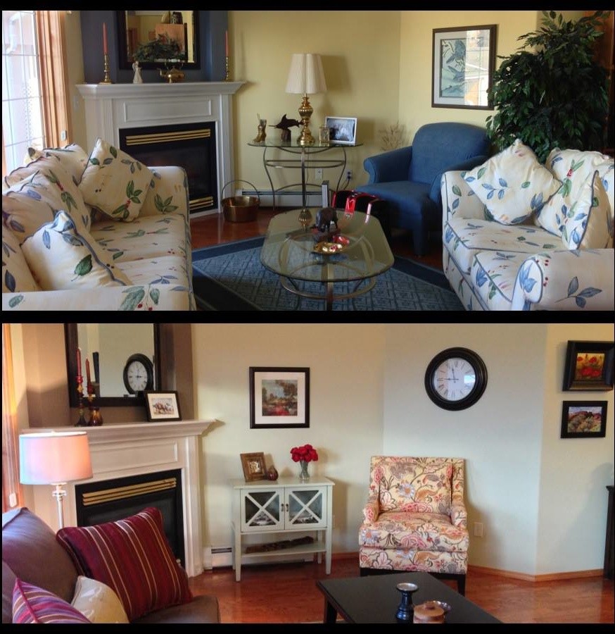 Quick and easy living room update...