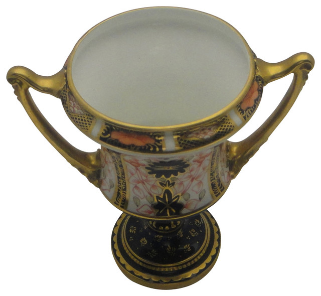 89 Royal Crown Home Decor Ceramic Art P Royal Crown Derby Old Imari Miniature Urn Traditional Home Decor