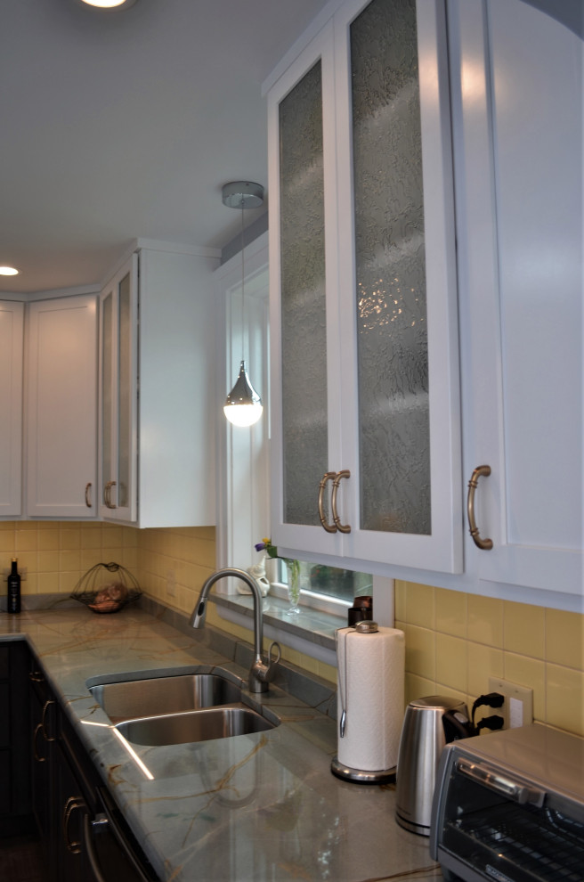 Inspiration for a transitional home design remodel in Chicago