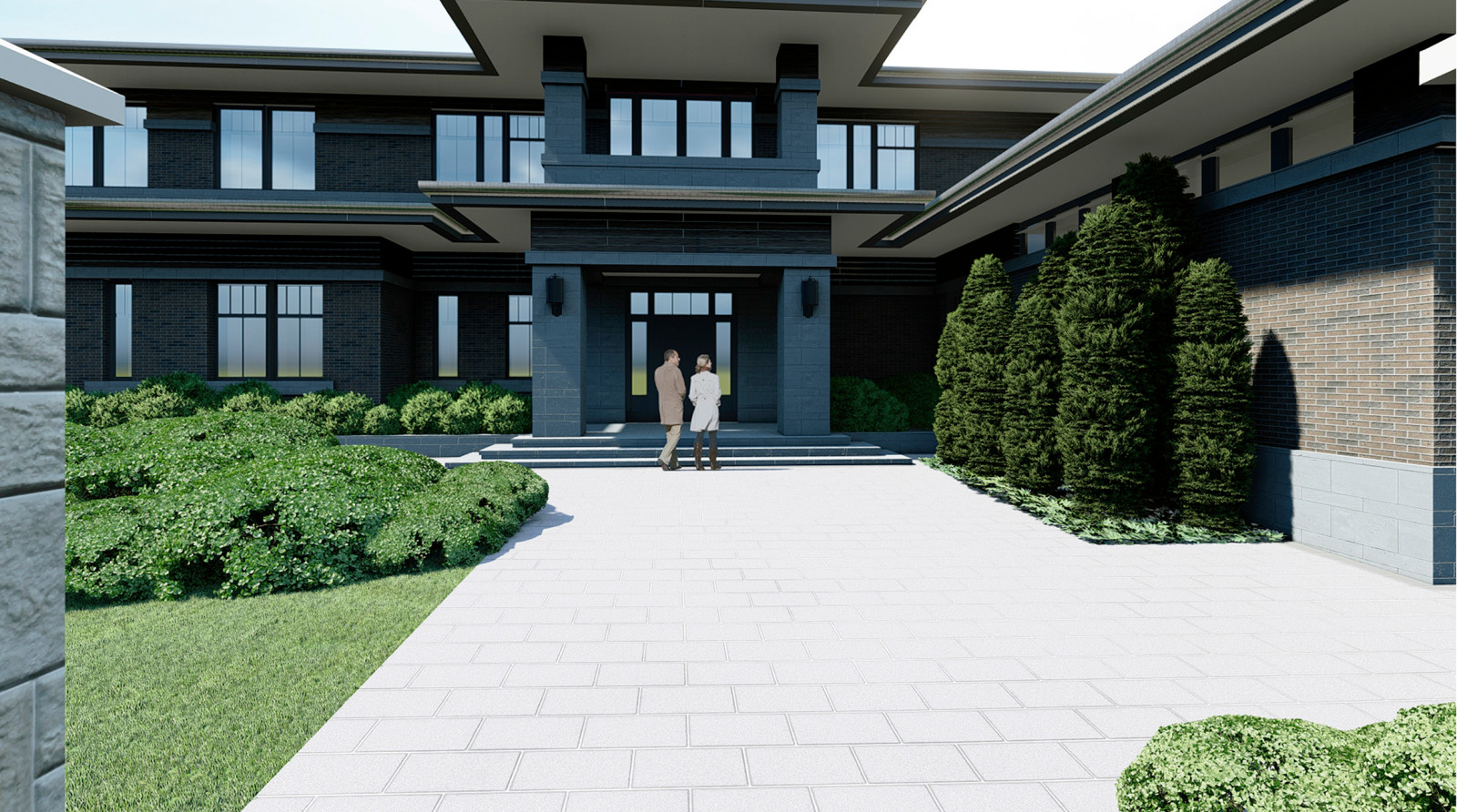 В стиле Райта. Модернизм. КП Монтевиль. 2020 г.