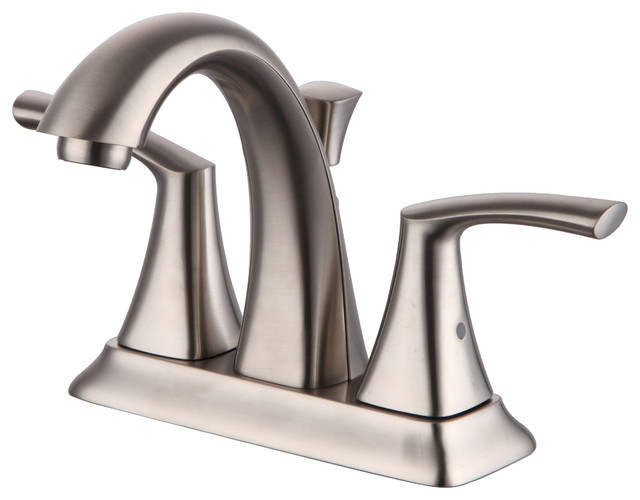A 6560 Bn Two Handle 4 Widespread Contemporary 3 Hole Bathroom