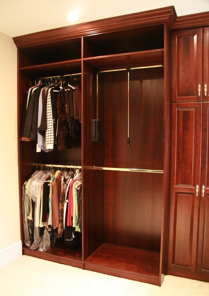 This is an example of a traditional storage and wardrobe in Philadelphia.