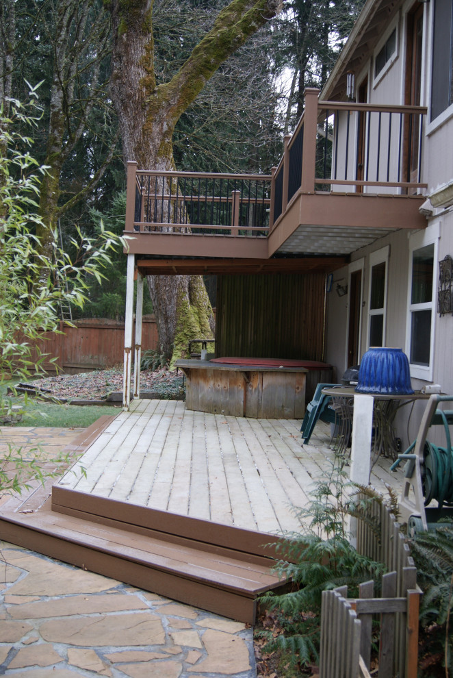 Deck Build With Railing