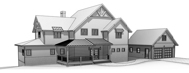 Mountain Views rustic-rendering