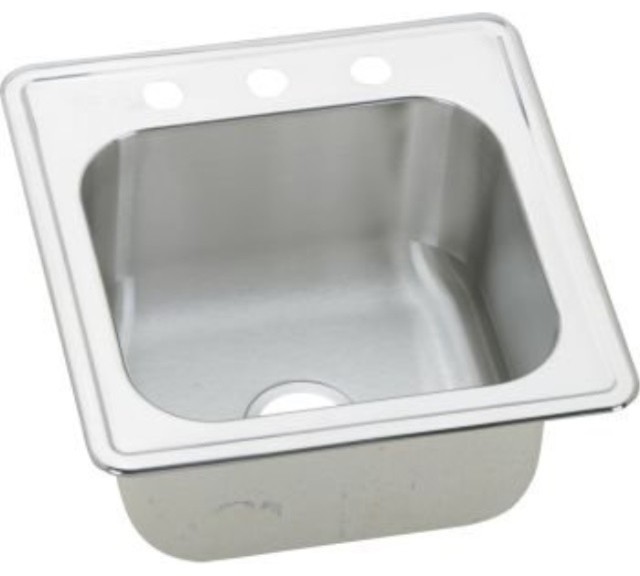 Elkay Celebrity ESE2020103 Single Bowl Top Mount Stainless Steel