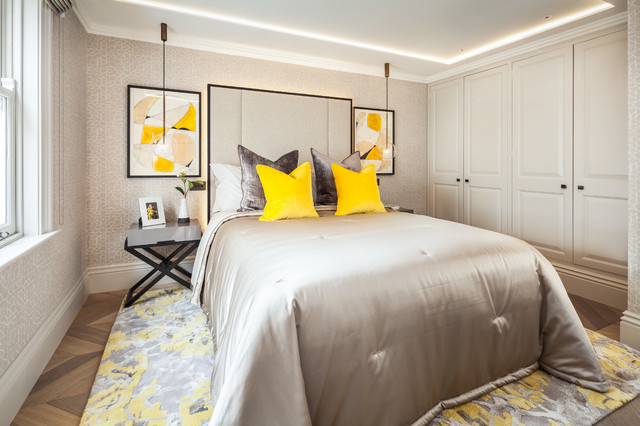 Transitional Bedroom klassisch-modern-schlafzimmer