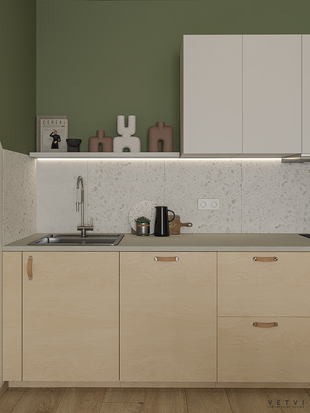 Проект светлой квартиры в Санкт-Петербурге |  Площадь: 68.34 м2.