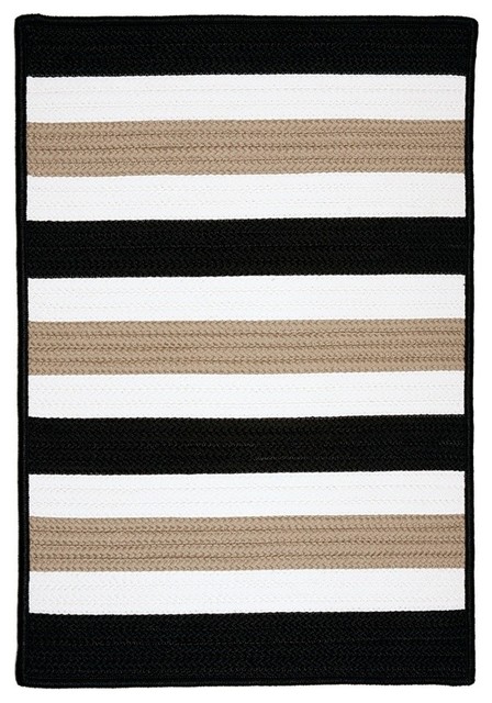 Portico Rug, Sharp Black, 10'x13'