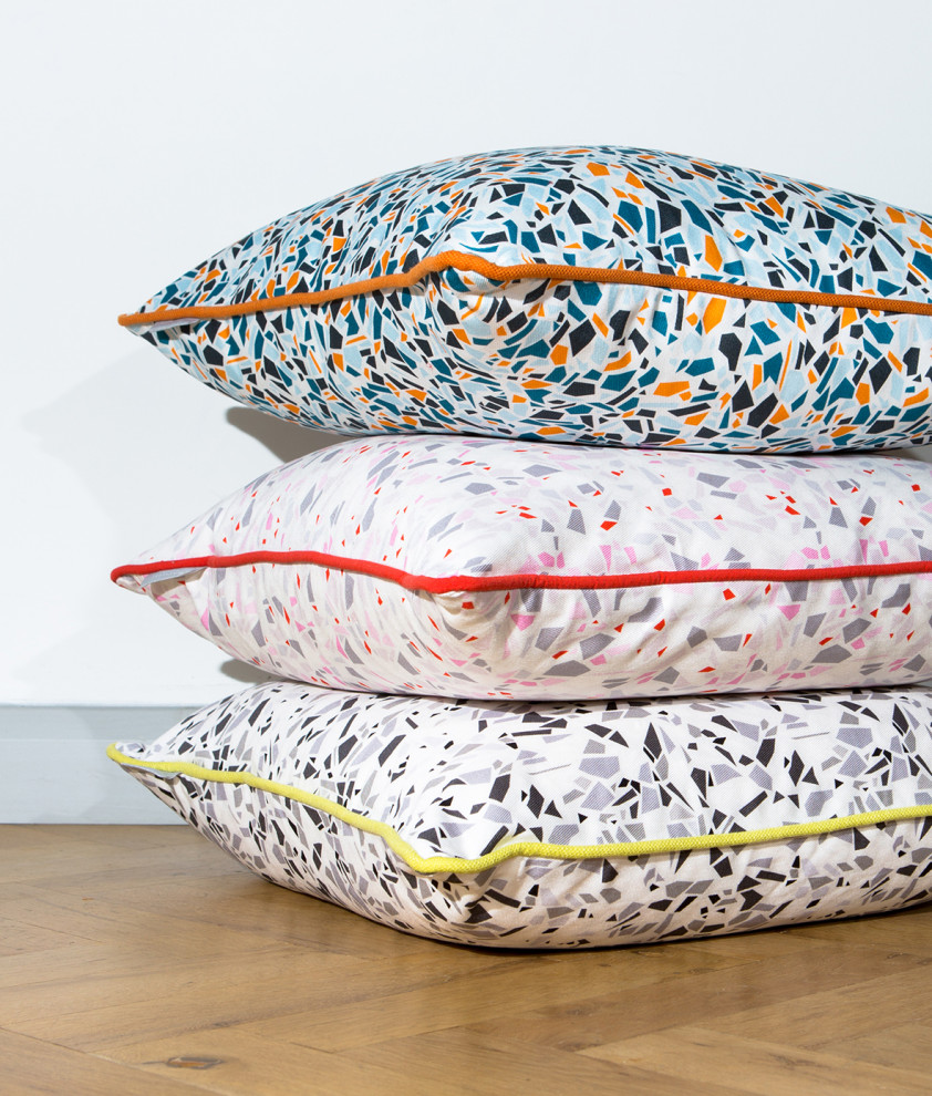 Terrazzo cushion collection