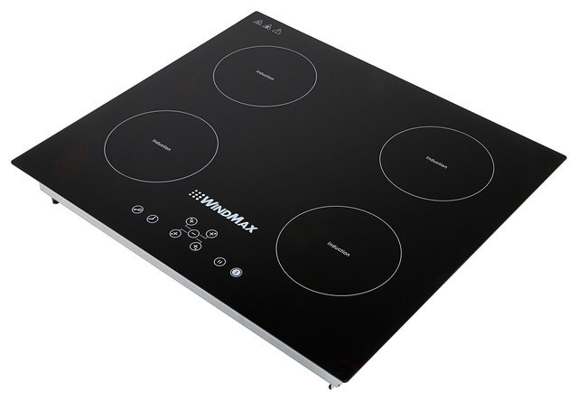 23 220v 6800w Induction Hob 4 Burner Stoves Gl Plate Kitchen 23 220v 6800w Induction Hob 4 Burner Stoves Gl Plate Kitchen Cooktops Modern By Windmax Home Improvement Llc