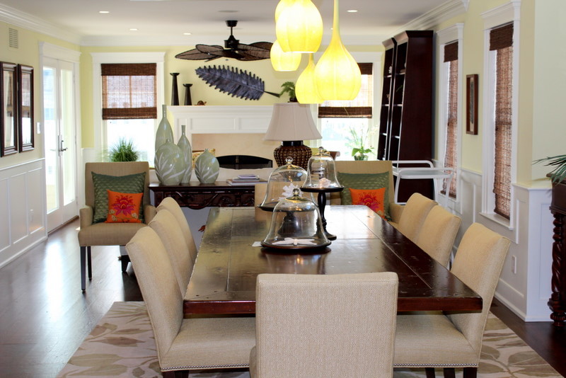 Inspiration for a beach style dining room in Philadelphia.