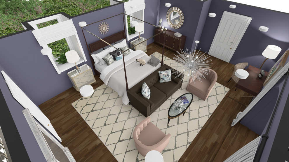 Master bedroom suite