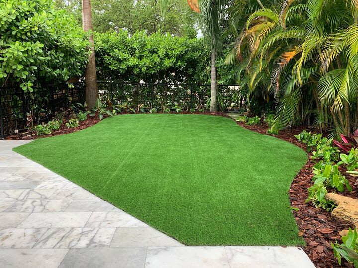 Photo of a contemporary garden in Miami.