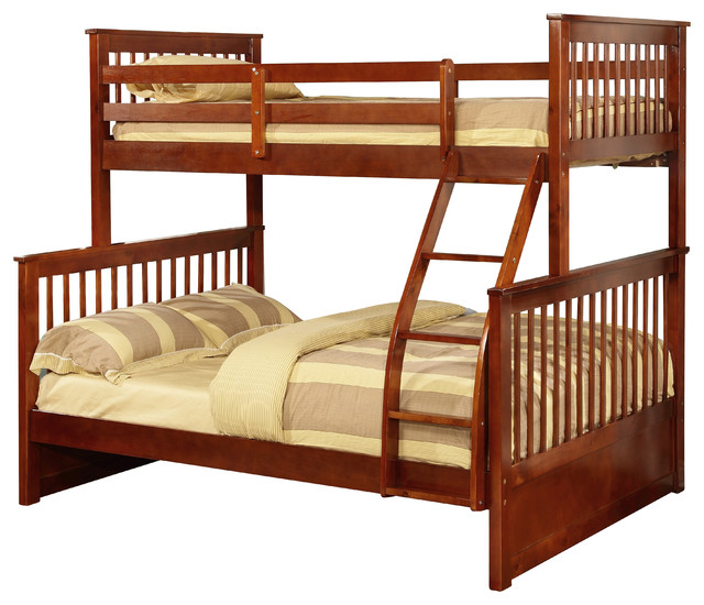 Caperton Convertible Bunk Bed Twin Over Full Craftsman Caperton Convertible Bunk Bed Walnut Twin Over Full