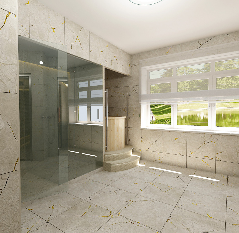 Дизайн интерьера банного комплекса в Астане