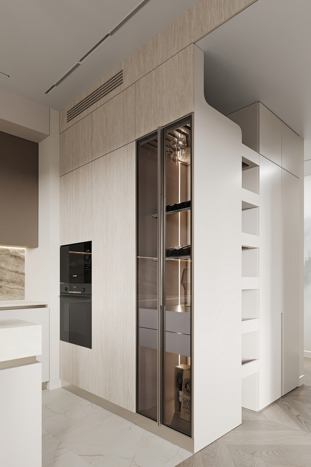 Дизайн и ремонт квартиры в ЖК Большая семерка - Сочный синий