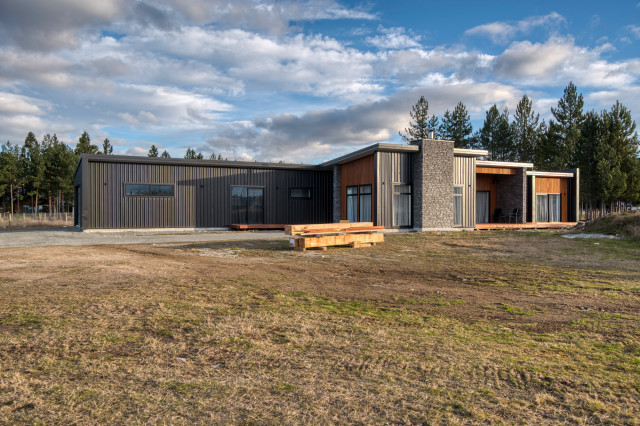 A modified 'Clearwater' design in Twizel skandinavisk-fasad