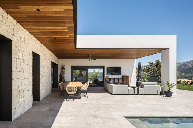 Vivienda unifamiliar en "La Sella" middelhavsstil-terrasse