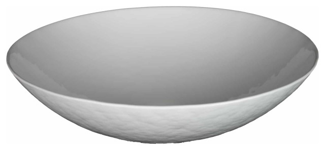 Verona Murano Glass Bathroom Sink, Bianco