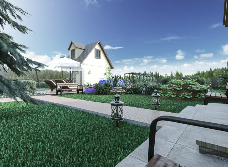 Ландшафтный дизайн в г. Чехов