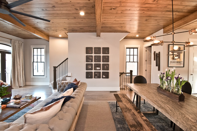 Dining and Living industrielt-dagligstue