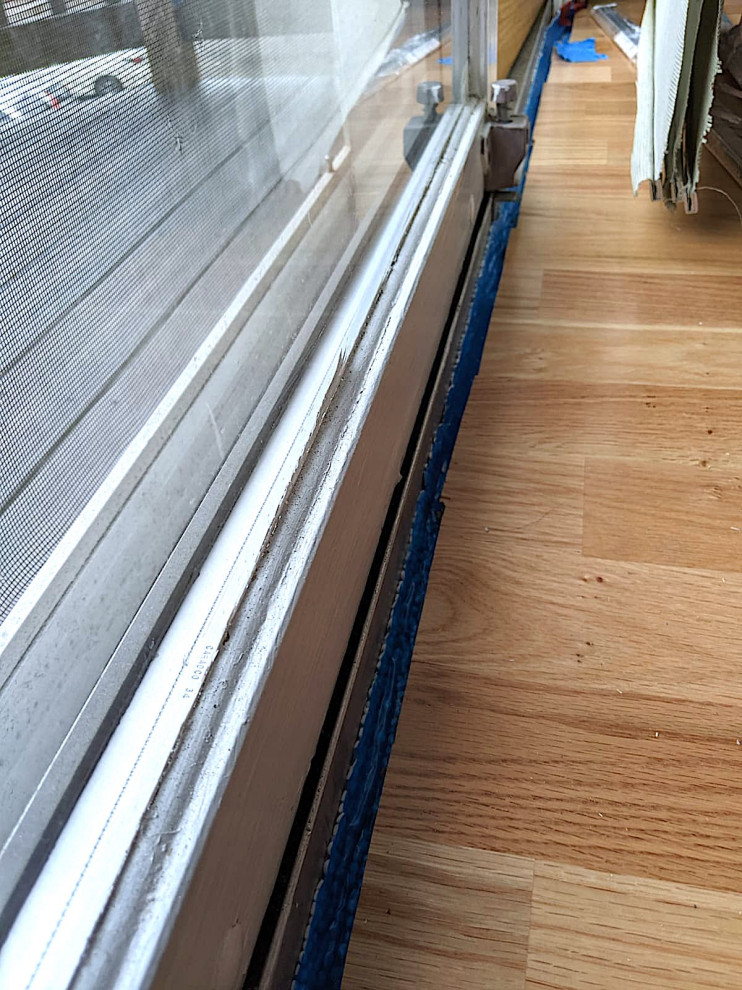 Transition Strip For Sliding Doors Baseboard Problem Pics Included