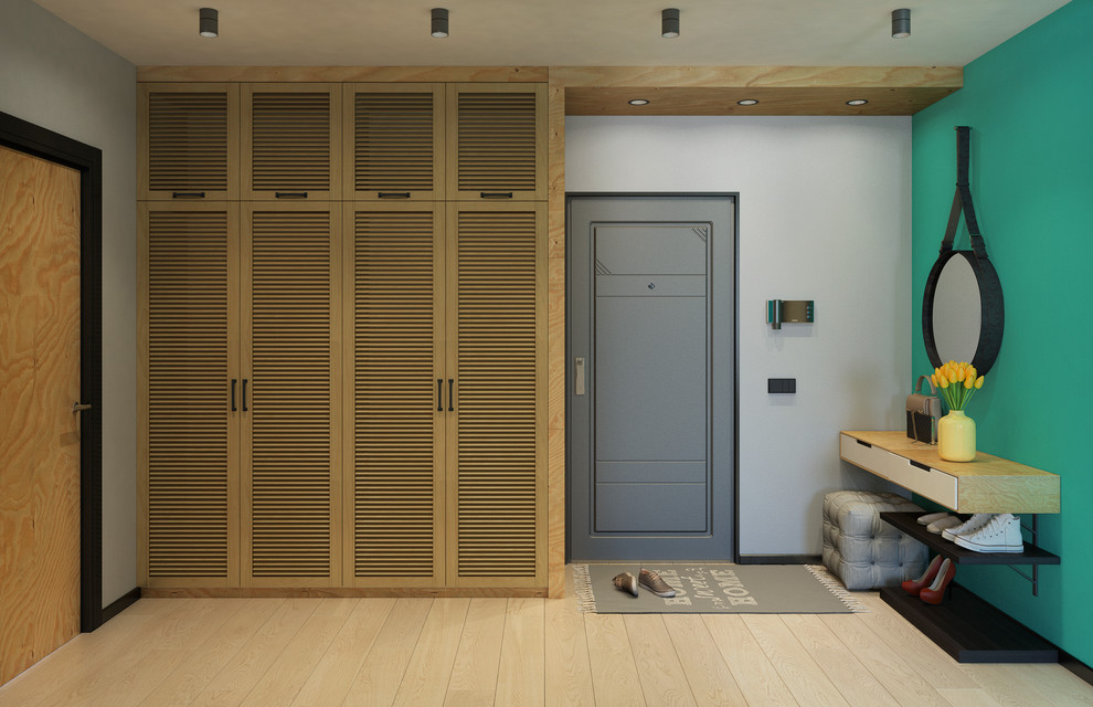 Кирпич, бетон и фанера