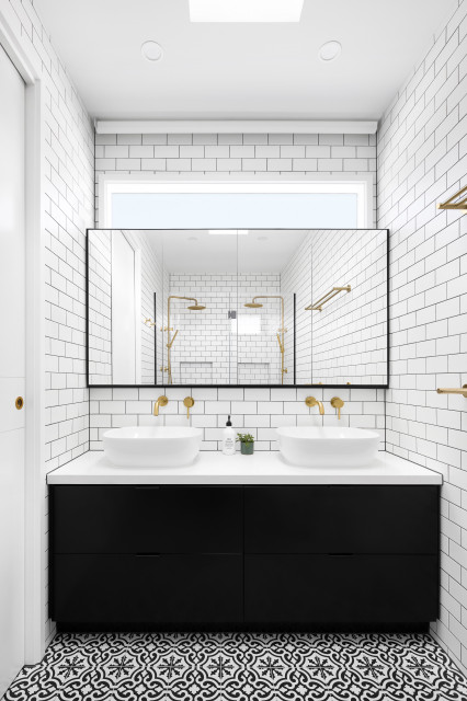 Clark House trendy-badevaerelse