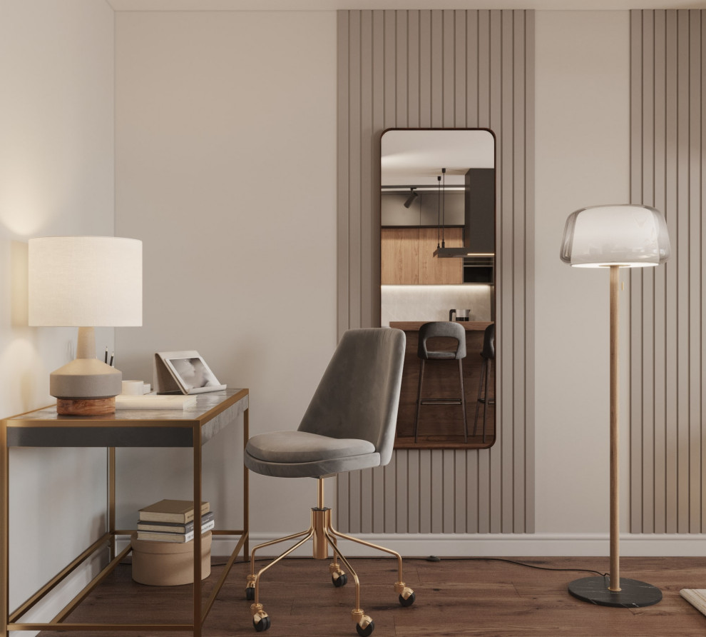 Кухня-гостиная и ванная на Комендантском проспекте