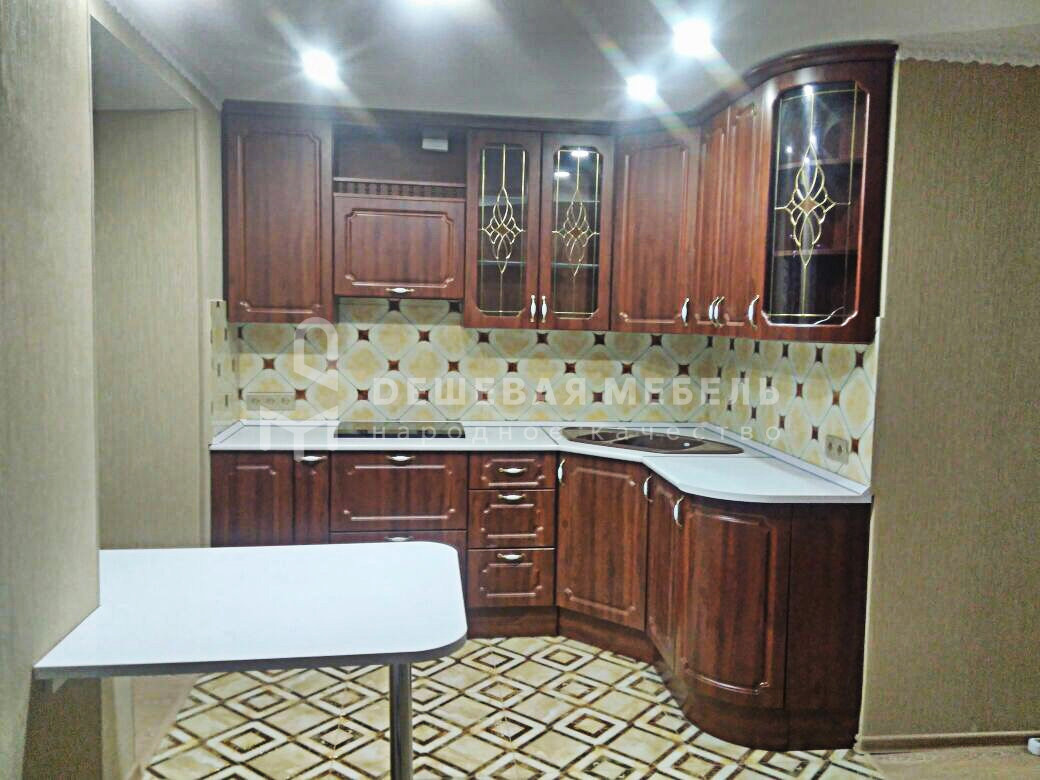 Кухня "Традиция арт.98" с фасадами черешня