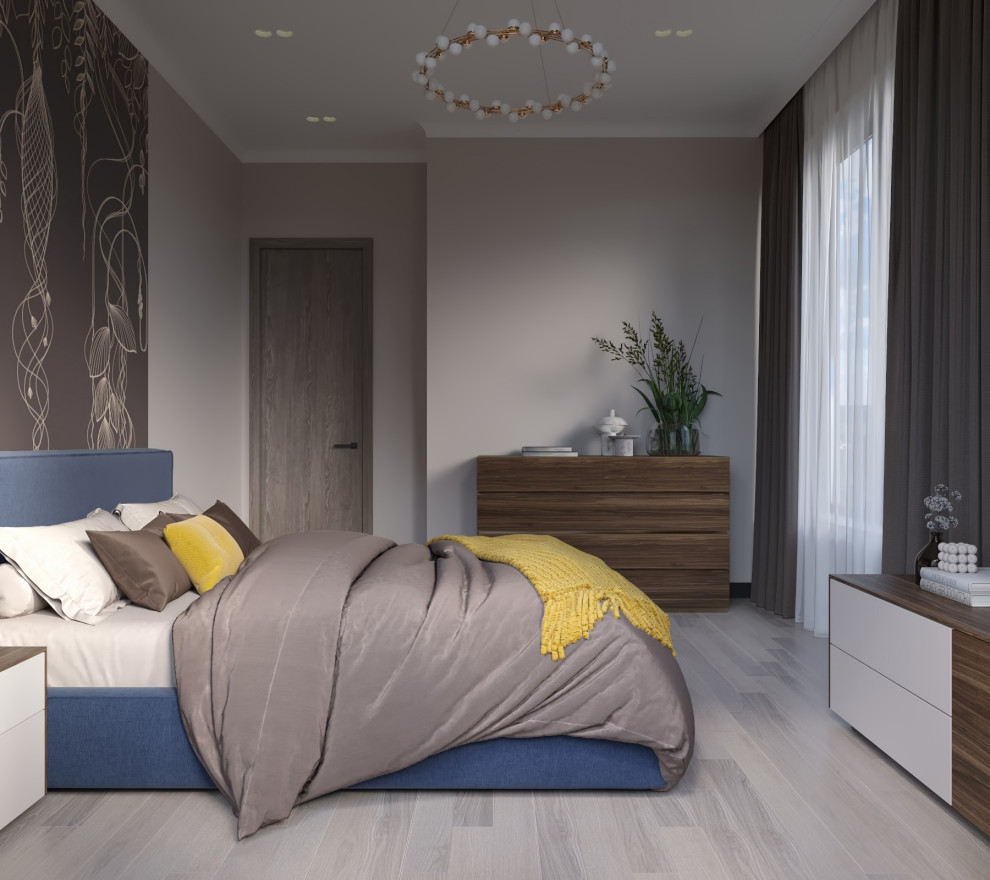 ЖК Серебряный Парк.  Мастер-спальня