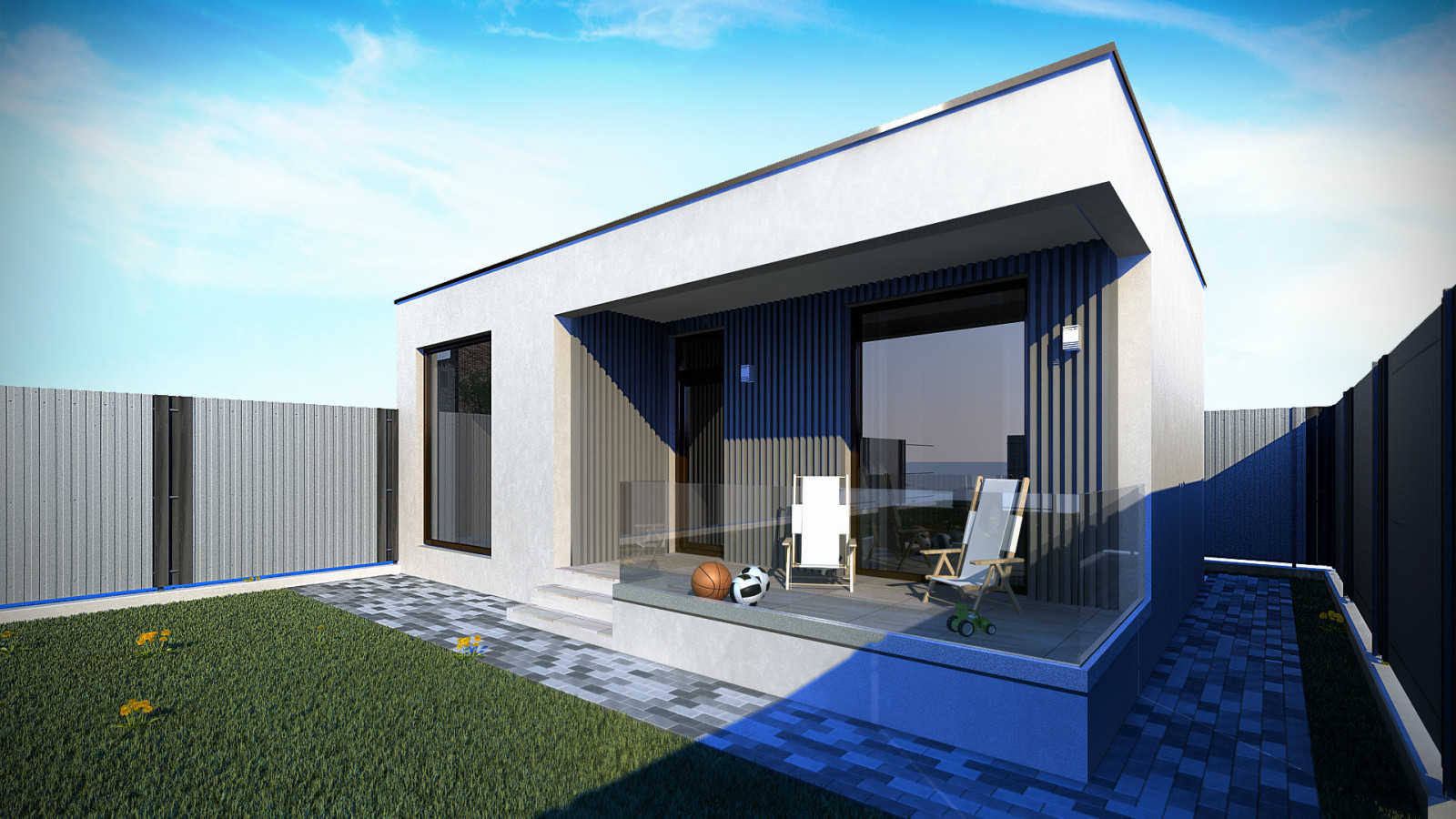 Проект Мини дома для отдыха за городом.